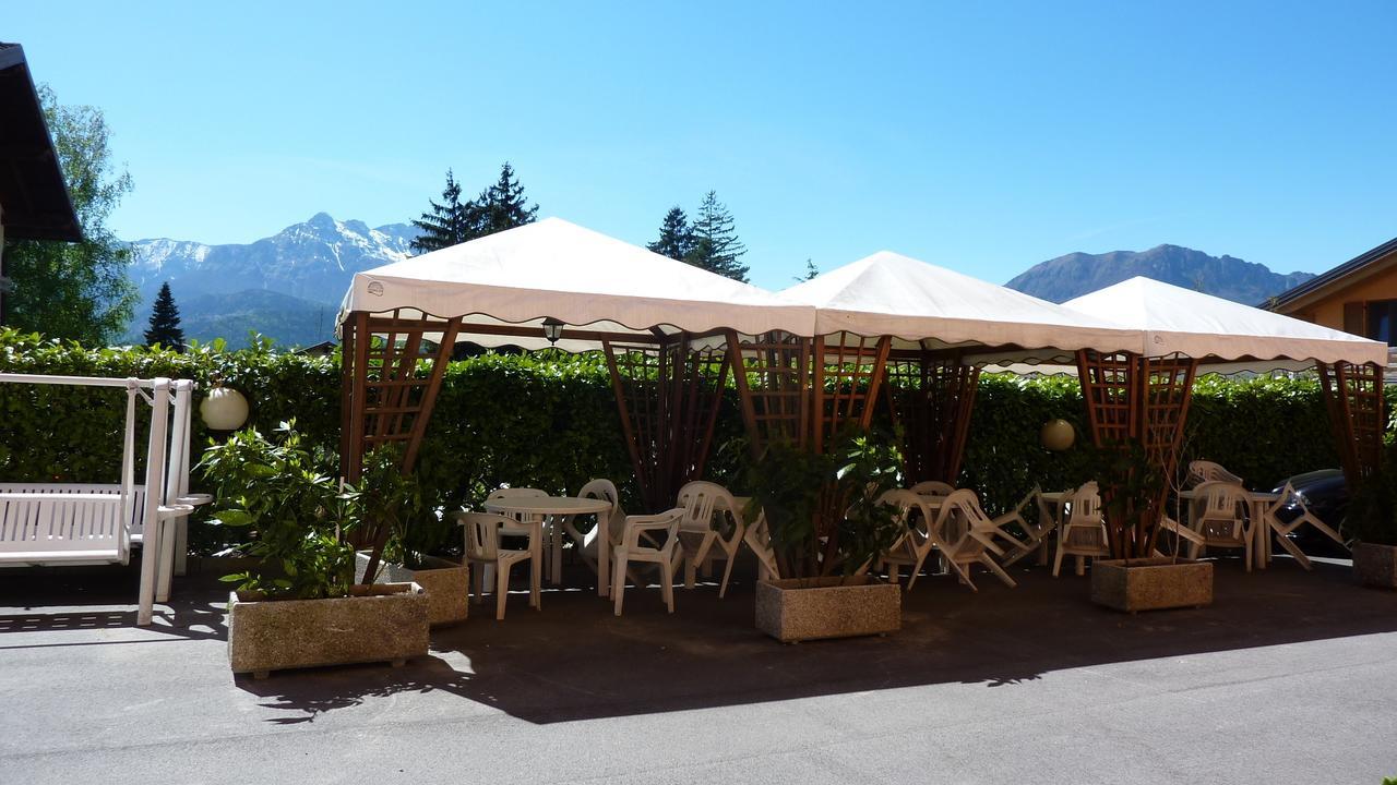 Hotel Terminus Levico Terme Bagian luar foto